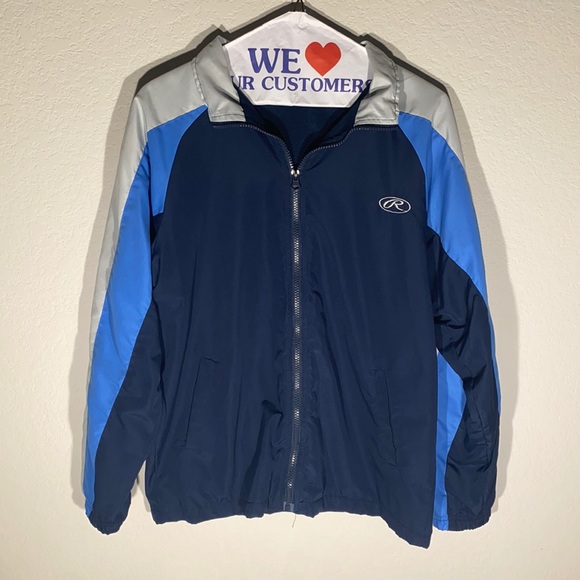 Rawlings Wind Breaker Jacket BOYS 18 (XL) - Picture 1 of 2